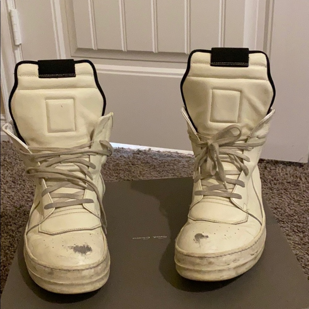 Rick Owens geobasket white